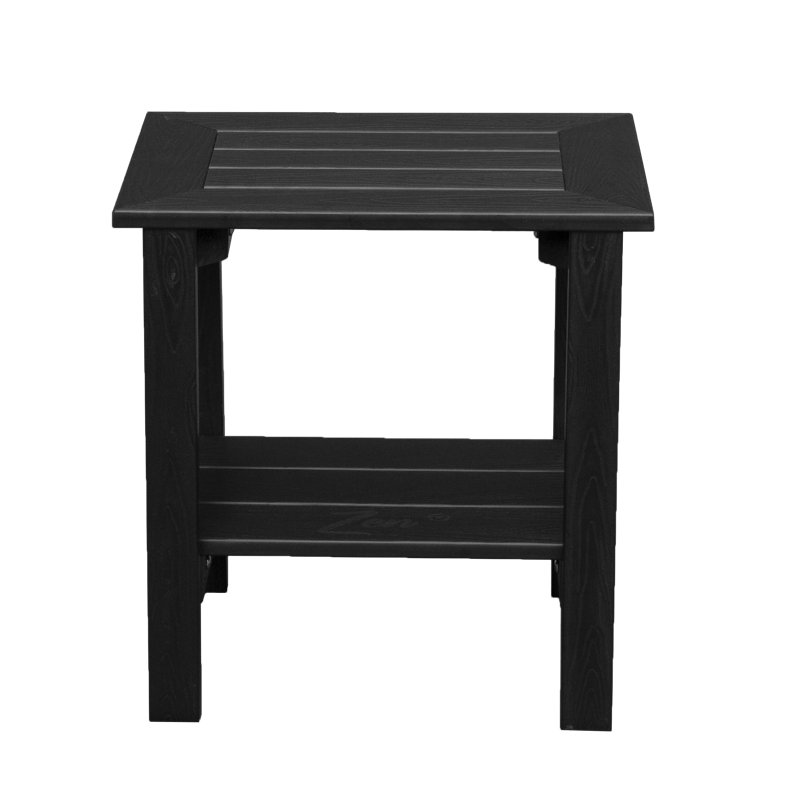 Zen® Black HDPE Plastic Recycled Wood Shower Bathroom Bathtub